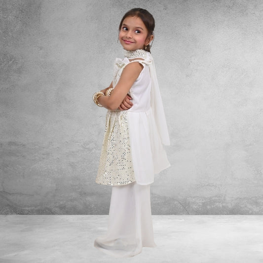 Elegant Mirror Work Ethnic Set for Girls