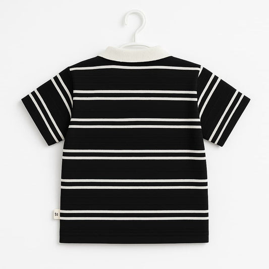 Classic Striped Polo Shirt for Boys