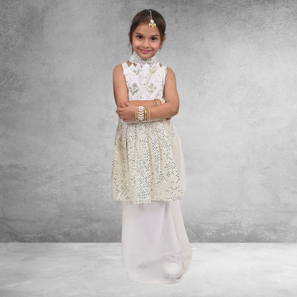 Elegant Mirror Work Ethnic Set for Girls