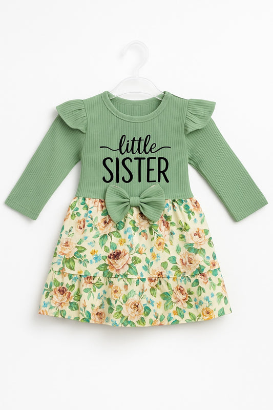 “Little Sister” Floral Tiered Dress