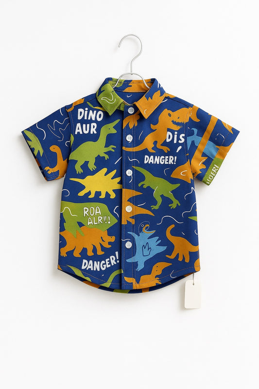 Dino Adventure Printed Shirt