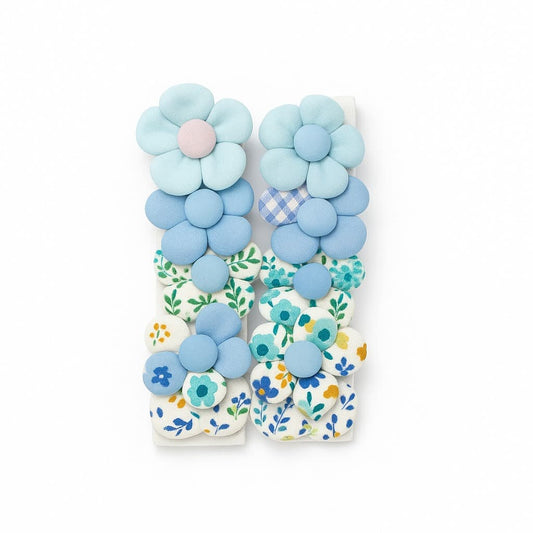 Elegant Fabric Floral Hair Clips – Stylish & Trendy Accessories