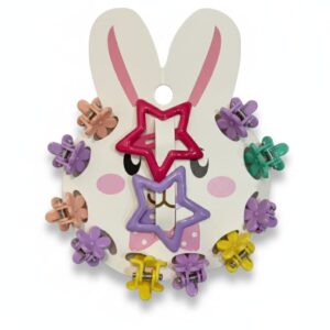 Mini Pastel Hair Clip Set